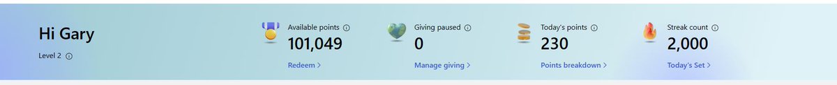 TheG3RG's tweet photo. @bing @Microsoft @Windows I think we need something big for the fact that my Father, @medic806 is #2000Days on #BingRewards. He didn't miss a day, not even when he was in the Hospital, that is dedication!
@Stream4CMT @OurTACO https://t.co/PZVxyYB6QH