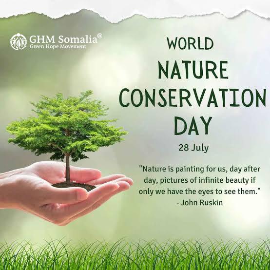 🌍Happy World Nature Conservation Day! #ActForNature Let's unite, raise awareness, and make every day #NatureConservationDay! 📷 #LoveOurPlanet #ghmsomalia #rajadacagaaran #WorldNatureConservationDay2023 ✨