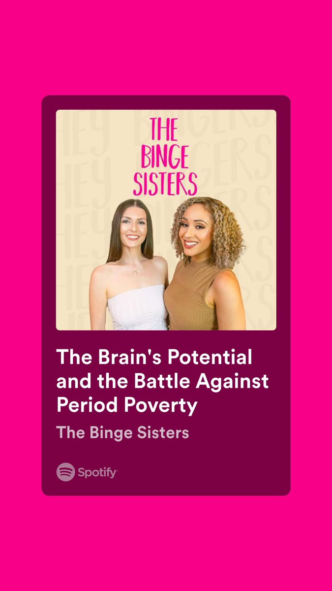 HeyBingers's tweet photo. 🎙️Episode 2 is OUT NOW🎙️ 

Join us, #TheBingeSisters where we talk all about 'The Crowded Room', Period Poverty, ‘Limitless’ and more! ✨👀✨

More ways to listen 👉https://t.co/f3EkCDKNJD

#TheCrowdedRoom #PeriodPoverty #Limitless #HeyBingers https://t.co/FvOu6cqItI