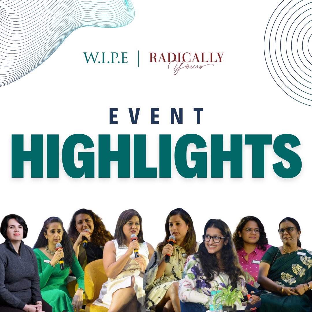 Thrilled to share some highlights of our first flagship event which witnessed an impressive turnout of over 120+ exceptional women from diverse backgrounds.

Watch it here: youtu.be/_WrPBDOnHMY

#wipe #radicallyyours