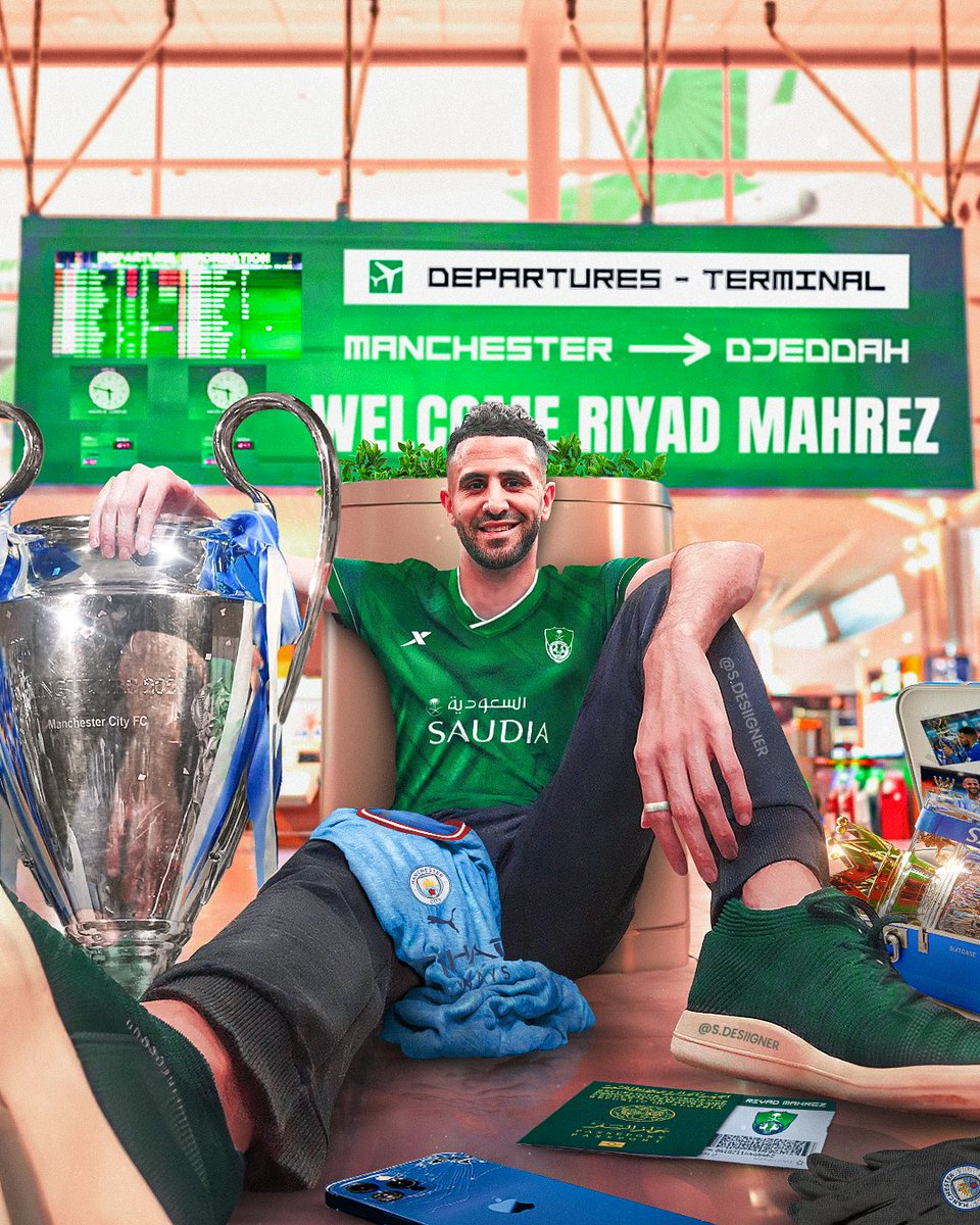 The Premier League will miss you riyad 🥲⚽️ Mahrez to Al Ahli from Manchester City ✅ #mahrez #riyadmahrez #alahlisc #alahlisa #alahli #الأهلي #mci #mancity #manchestercity #dz #dzair #algeria #algérie #football #foot #soccer #mercato #fabrizioromano #الجزائر #saudi #sport