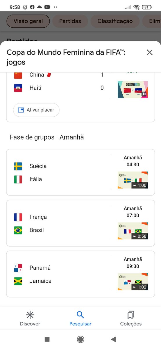Goleira24's tweet photo. #CopaDoMundoFeminina #sportv não percam aí vem o Brasil 🇧🇷🇧🇷 @dandansportv https://t.co/ECDu1lQJsE