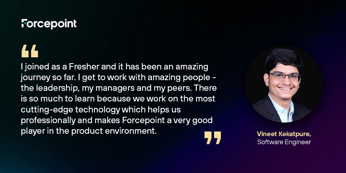 ForcepointSec's tweet image. For students and new graduates in India, Forcepoint offers cybersecurity experience in entry-level or internship roles. Learn more about our University Program and other open roles: fal.cn/3AgSr

#weareforcepoint #hiring #freshers2023 #engineeringjobs