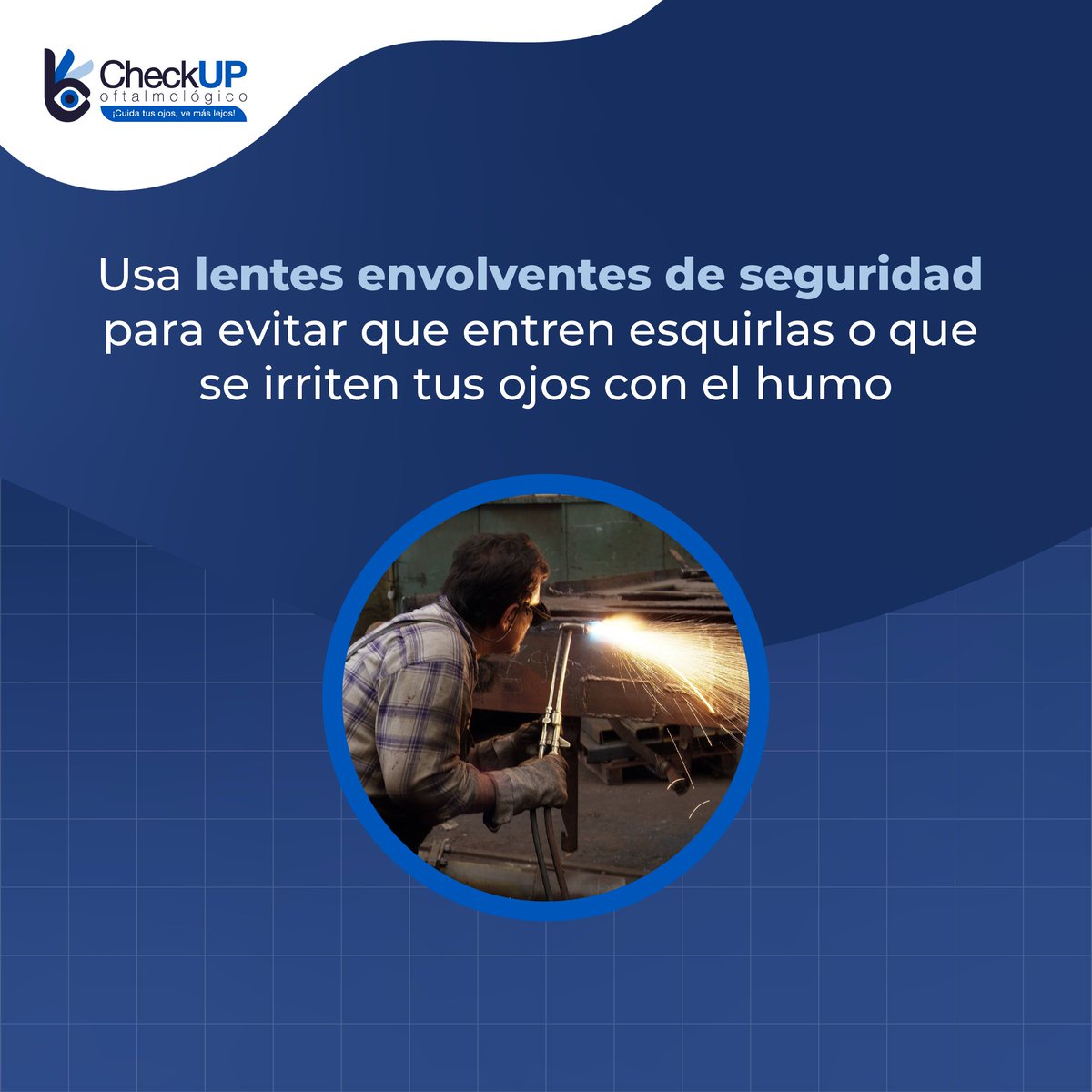 HospitalApec's tweet photo. Si conoces a alguien que trabaje con soldadura invítalo a que se realice un examen oftalmológico, el Check Up de APEC le dará un diagnóstico preciso de su estado de salud visual. #HospitalAPEC https://t.co/pkkTRpR8IB