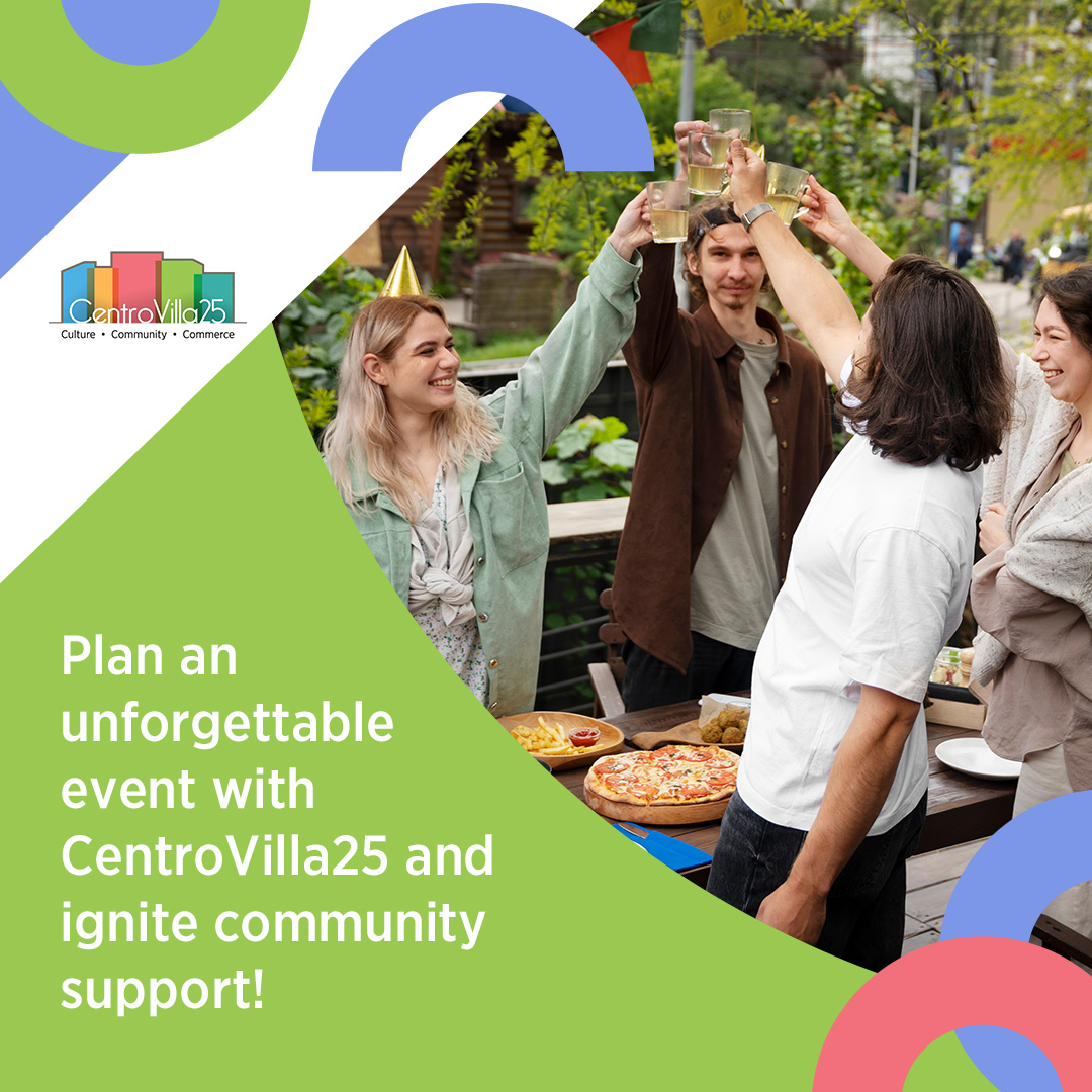 Host an event to support CentroVilla25 and rally your friends and family. Our team is ready to assist in planning fundraising and friend-raising events. Let's come together and make a difference in our community. 🎉🎊💪 

#FundraisingEvents #CommunitySupport #CentroVilla25