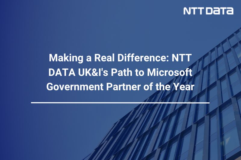 We are thrilled to celebrate our one-year anniversary of winning the Microsoft Government Partner of the Year Award! 🏆 This award recognises our dedication to transforming and making an impact in the Public Sector. #NTTDATA #Microsoft #publicsector blgs.co/FuYJf9