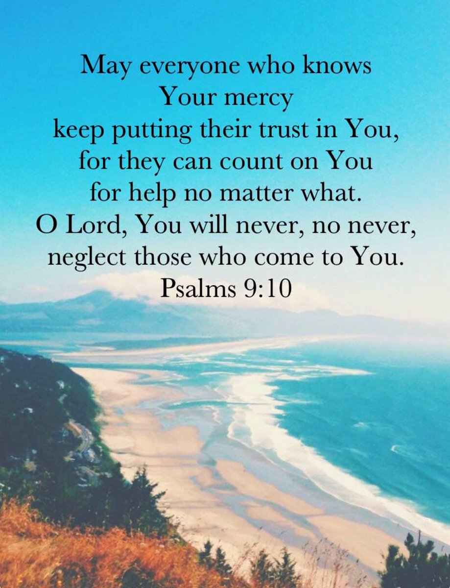 sharonePack's tweet photo. Everyone who knows 
Your Wonderful Name 
keeps putting their trust in you.
They can count on You for #help no matter what.
O Lord, You will never, no never, neglect those who come to you. https://t.co/AAfLeyuiW2