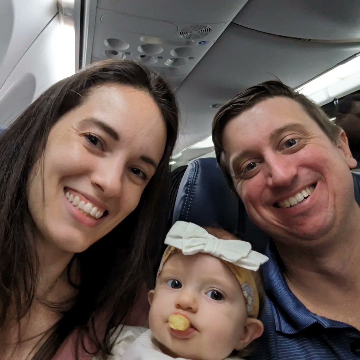Baby's first plane ride went a lot smoother than the flight. She was having the time of her life while we were hanging on for dear life 😂

Morning six miler including warm up along Lake Erie this morning in unfamiliar but nice territory.