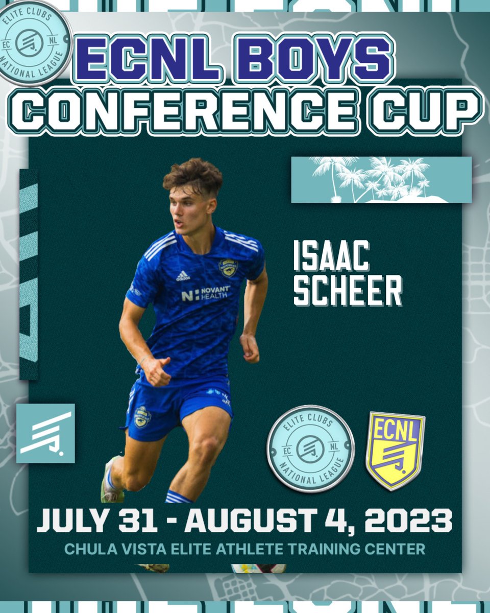 Congratulations to ECNL Academy player Isacc Scheer on being selected for the 2023 <a href="/ECNLboys/">ECNL Boys</a> Conference Cup 👏

The entire Independence Community is proud of you, and good luck in California next week 💪
#conferencecup #culturecounts #theindependenceway <a href="/Independence/">Charlotte Independence</a>
