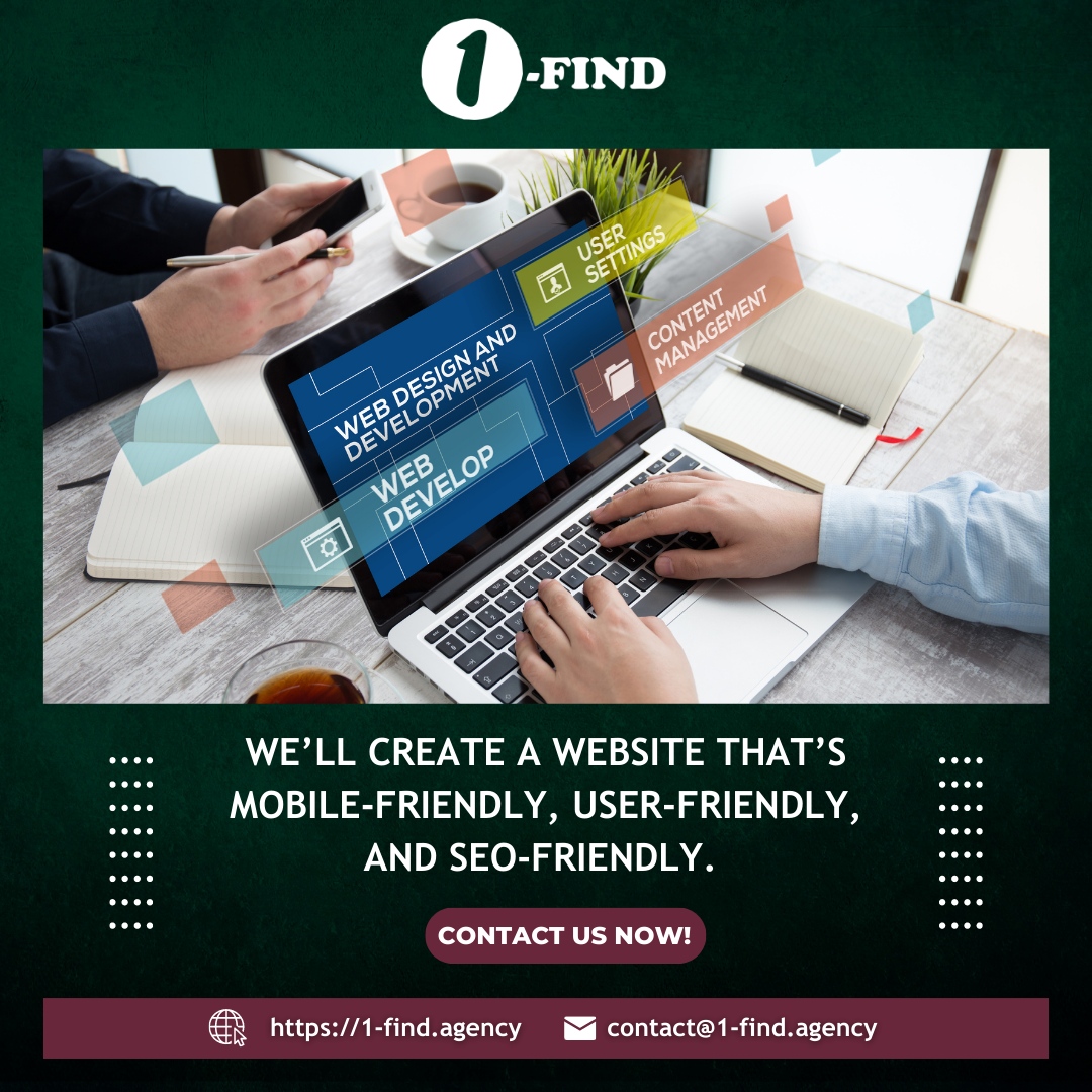 1findservices's tweet image. 🌐🔍 Don't let your #business go unnoticed in the digital world. With #1FIND, we'll optimize your website, implement effective #SEO strategies, and leverage social media to ensure you're found by potential customers.

Contact us now!