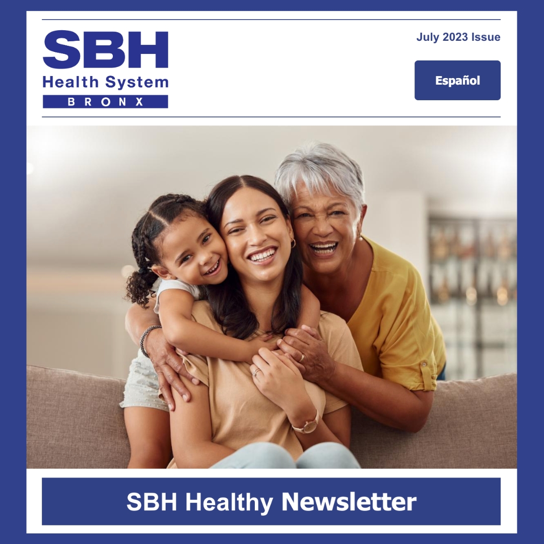 The health of you and your loved ones is important. Stay connected with ways to stay healthy. Check out our SBH Healthy Newsletter: conta.cc/3pR3k6E 

Full articles at: sbhny.org