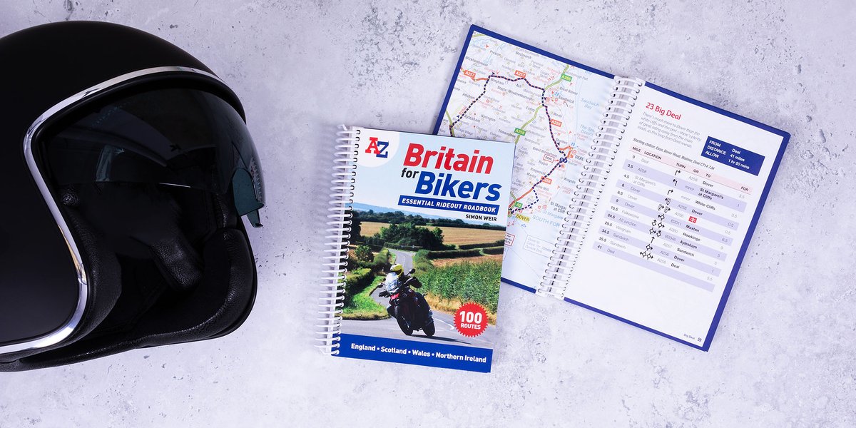 A-Z Britain for Bikers by Simon Weir is the perfect companion for your rideouts, including directions and trusted A-Z mapping!

Take a look: ow.ly/e1pG50P1iiQ

#AZMaps #BritainforBikers