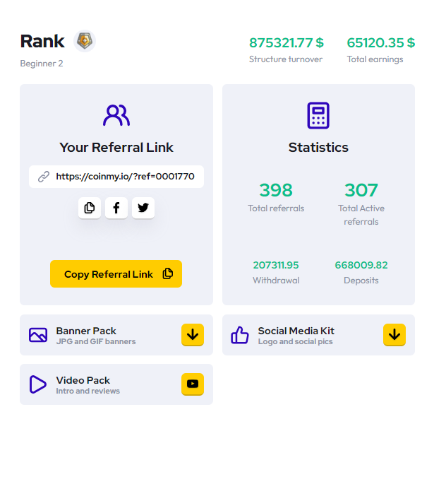 DanielH779911's tweet photo. ✳️ Project name: #Coinmy
✅ Minimum investment: 100$
♻️ Register link - https://t.co/KyC7gVGiJn  

#Coinmy  #Italy #Chinese #crypto #cryptocurrency #DeFi #staking #binance #investing #fintoch #ElonMusk #Zuckerberg https://t.co/VMyENdW3zQ