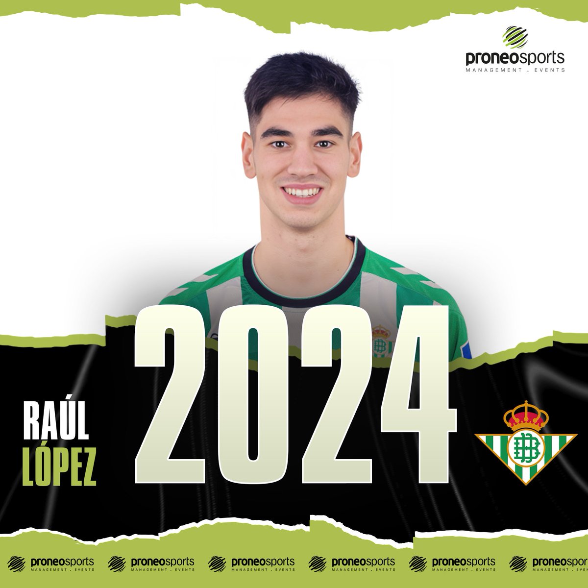 𝗥𝗔𝗨́𝗟 𝗟𝗢́𝗣𝗘𝗭 ✍🏻 𝗥𝗘𝗔𝗟 𝗕𝗘𝗧𝗜𝗦 𝗙𝗨𝗧𝗦𝗔𝗟

🟢⚪ Un pasito más para el joven ala zurdo gallego.

¡𝗠𝗨𝗖𝗛𝗔 𝗦𝗨𝗘𝗥𝗧𝗘! 🍀

#ProneoSports #ProneoFutsal #ProneoPlayer