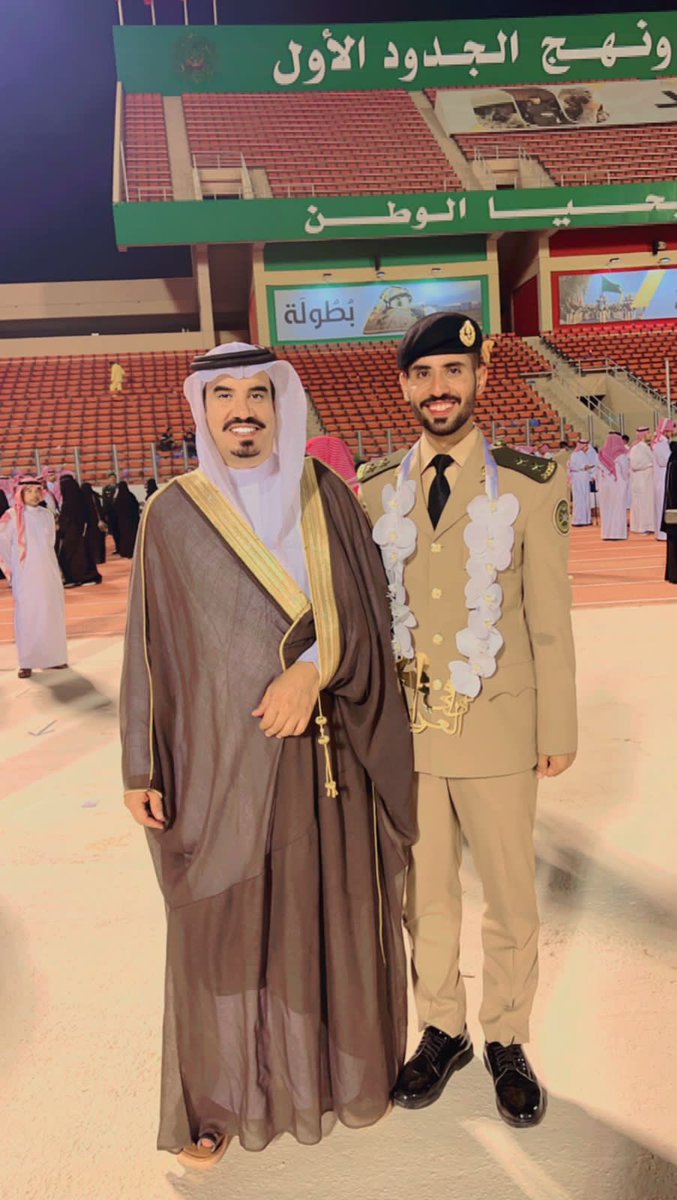fahd20301's tweet photo. الحمدلله حمداً كثيراً طيباً مبارك فيه . تم بفضل الله تخرج ابني : ملازم اول / وافي فهد سهو العردان من كلية الملك عبدالعزيز الحربية ، اسأل المولى عز وجل ان يعينه على خدمة دينه ثم مليكه ووطنه . https://t.co/PDvodnCFE2