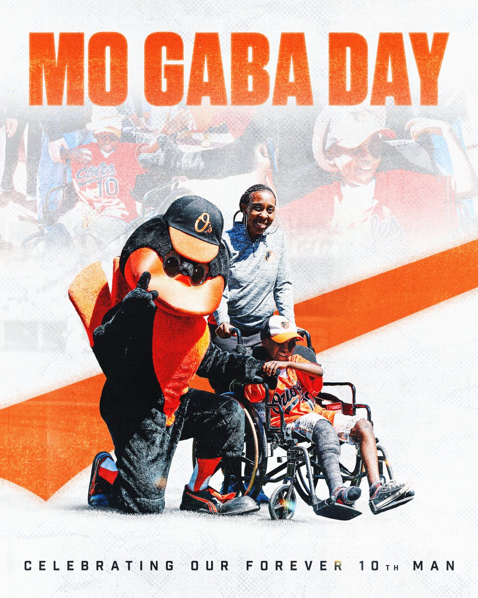 Orioles's tweet image. Celebrating our forever 10th man today 🧡