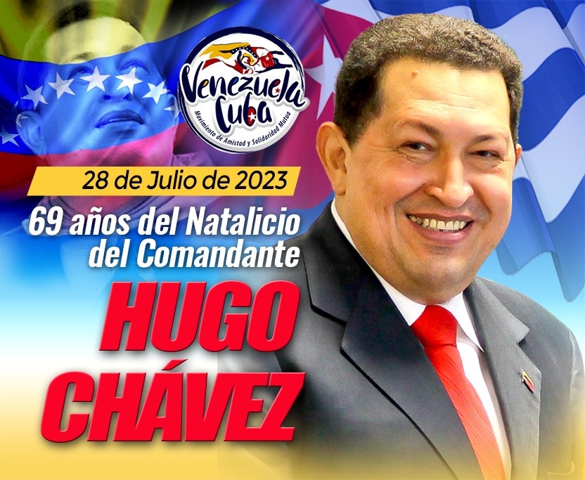 #AmigoComandante FELIZ CUMPLEAÑOS Gigante Inmortal, aquí seguimos construyendo y defendiendo la Patria como nos la legastes, libre, potencia y hermosa, para las nuevas generaciones de venezolanos, Comandante Eterno!!!.
#ChavezVive