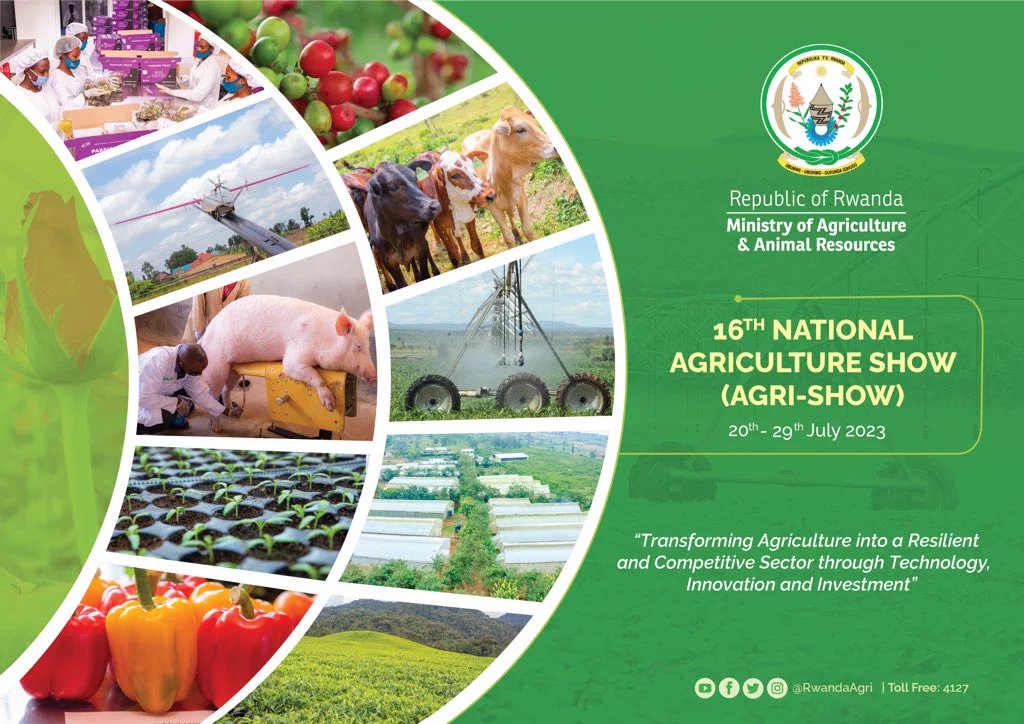 ScienceCommsRw's tweet photo. The National Agriculture Show is a good platform to showcase the best practices in agriculture sector. 

This year the theme is “Transforming Agriculture into a Resilient and Competitive Sector through Technology, Innovation and Investment”. https://t.co/u4M5DyvXxq