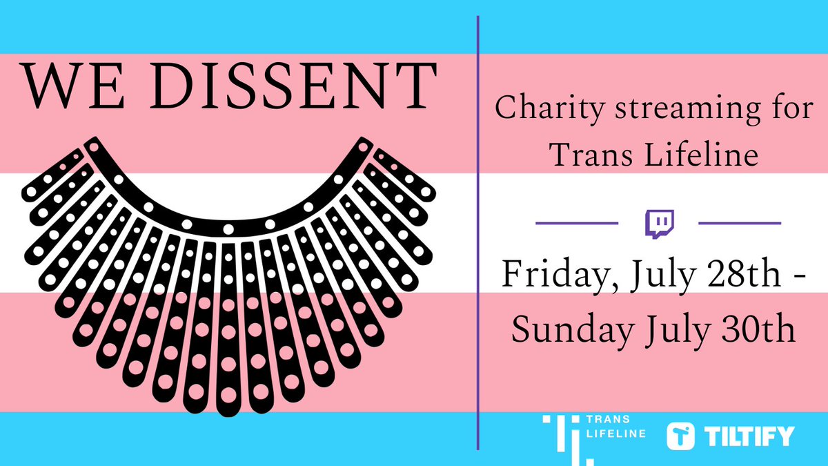 thelovelykacy's tweet photo. IT'S TIME! WE DISSENT HAS STARTED 
I am so very excited to see you all tonight! Here is my schedule for the weekend!

Remember to drop a follow on @WeDissentStream 
It supports us a little bit more!

#wedissent #wedissentcharity #staydissenting #keepdissenting @TransLifeline https://t.co/mePNpjEM9r