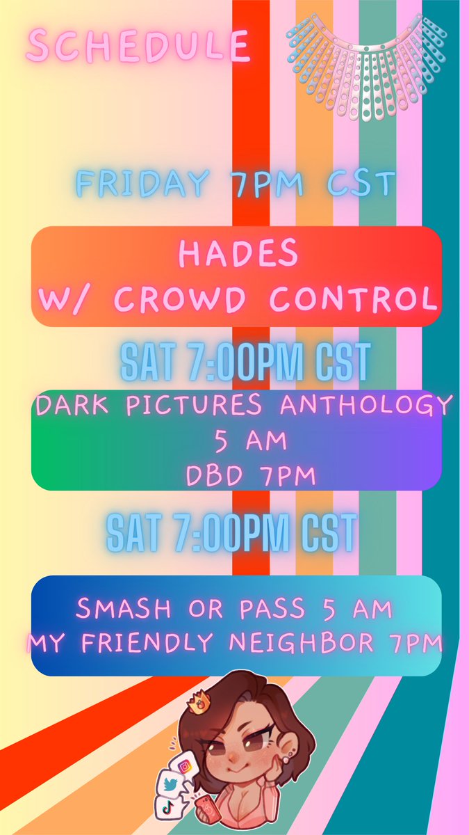 thelovelykacy's tweet photo. IT'S TIME! WE DISSENT HAS STARTED 
I am so very excited to see you all tonight! Here is my schedule for the weekend!

Remember to drop a follow on @WeDissentStream 
It supports us a little bit more!

#wedissent #wedissentcharity #staydissenting #keepdissenting @TransLifeline https://t.co/mePNpjEM9r