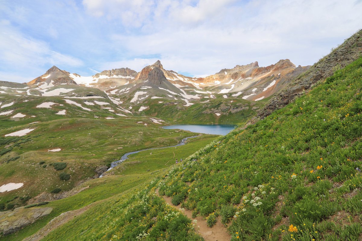 brycew_'s tweet image. Colorado day 3: my favorite hike I’ve ever done. That’s a high bar! But this trail had jaw dropping views around every corner. Just an incredible 7 miles in the San Juan Mountains 🏔️ #IceLake #IslandLake