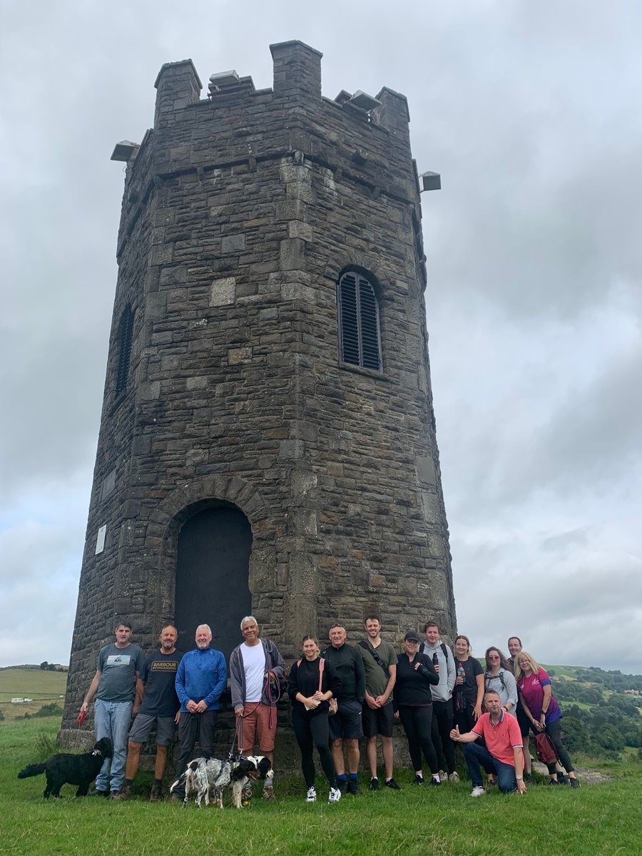 BronAfon's tweet photo. This morning we completed our #HikingforHousing challenge. A group of colleagues walked a 12km heritage route around Torfaen to fundraise for @TrussellTrust 
If you can, please support our fundraising https://t.co/Qt0l7t8ccw https://t.co/zf4F4bq6f2