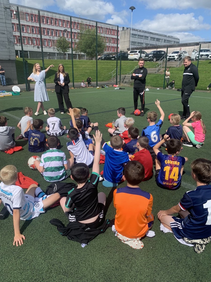 It’s finale Friday for our #FootballforAll Summer Camps and we are delighted to have launched a brand new, forward thinking partnership with @albert_bartlett who will fund the new #FootballforAll programme in Airdrie, ⚽️👏🏼 #upfront #creatingchances #communitychampion
