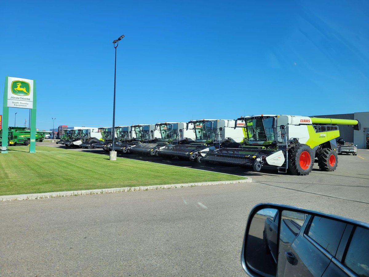 John Deere really doesn’t like losing a big sale, 9 new Claas with 0 hrs taken on trade for X9’s before the Claas could get into the field