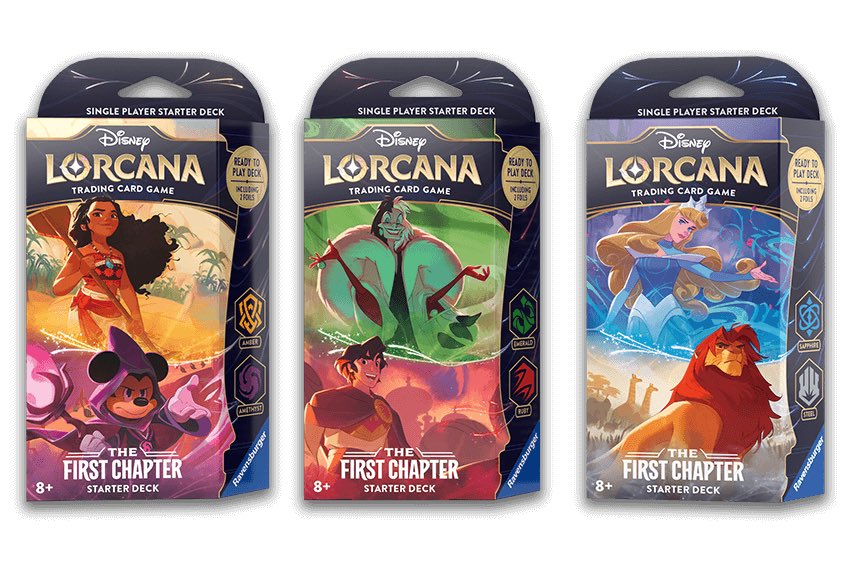 🥳 Giveaway Time! 🥳 We’re giving away a starter deck! All you need to do to enter is: 🔄 RETWEET This ✅ FOLLOW Us While you’re at it, join the best Disney Lorcana Discord Community! lorcanahq.com/discord/ 📅 A winner will be picked on Aug 7th. #Lorcana #DisneyLorcana