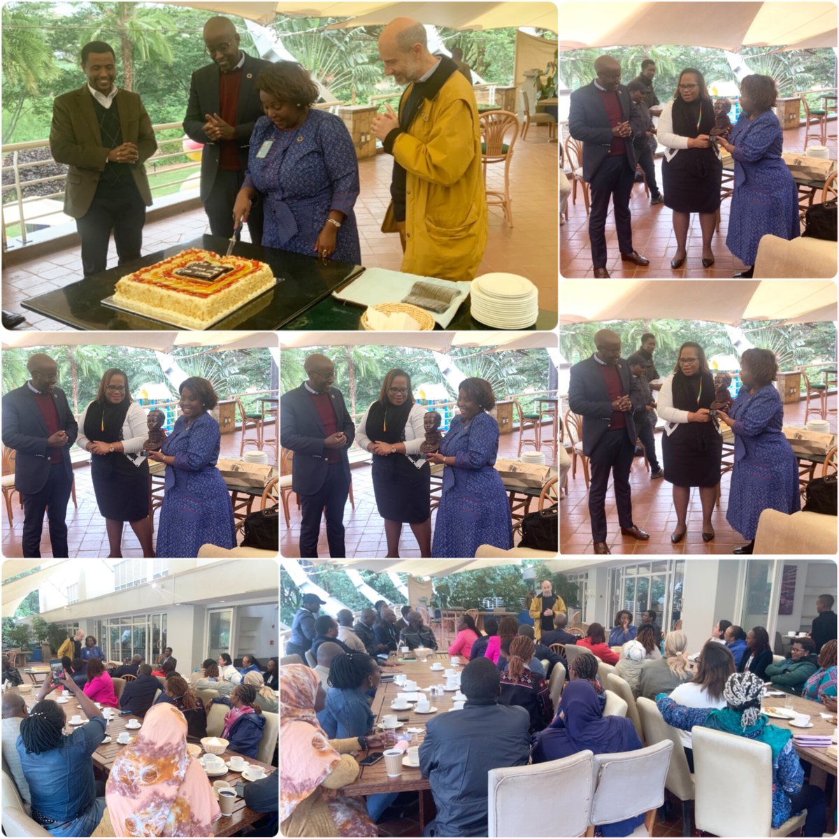UNDPKenya's tweet photo. 🎊A big congratulations to @mmashologu1 ! 🎉 
Your tenure as our DRR-P has been truly inspiring, and we've achieved so much under your guidance. 

🎊Best of luck in your new designation, you'll be missed!  #TogetherWeCanDoMore https://t.co/AmHJweNgcF