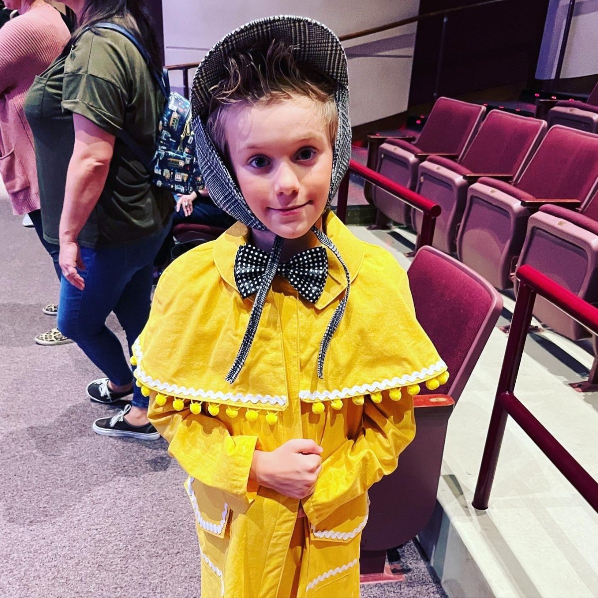 RachelHuffmire's tweet photo. While writing is my career, I have a lot of other creative outlets. One of my favorites is sewing! My kiddos are part of a theater troupe, and recently did a performance of Seussical the Musical. My funny kiddo decided his character name ought to be “Sherlack Whooms." https://t.co/e7JFnLmT5y