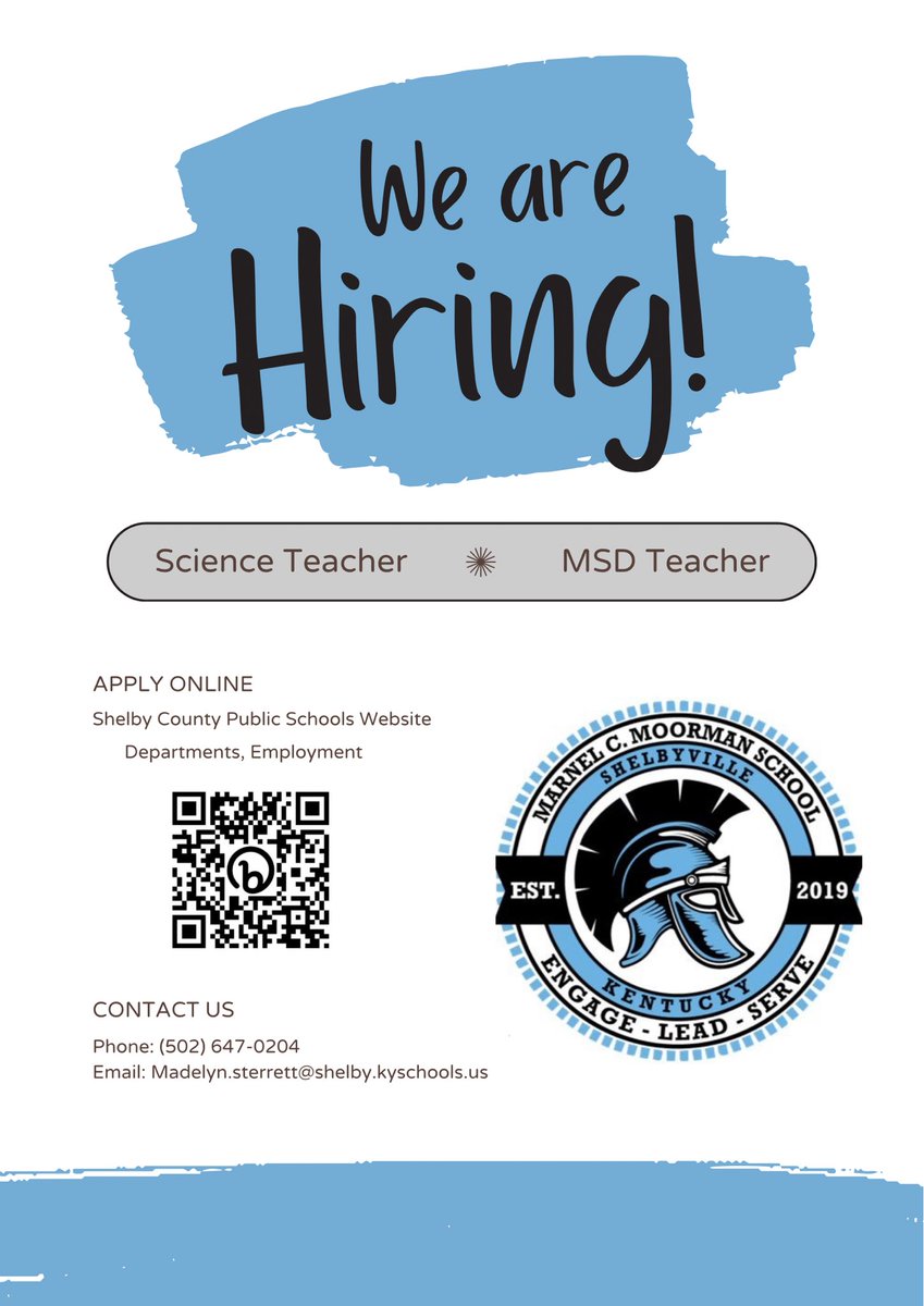 Come join our family! 
<a href="/mcmspartans/">@MCMSpartans</a>