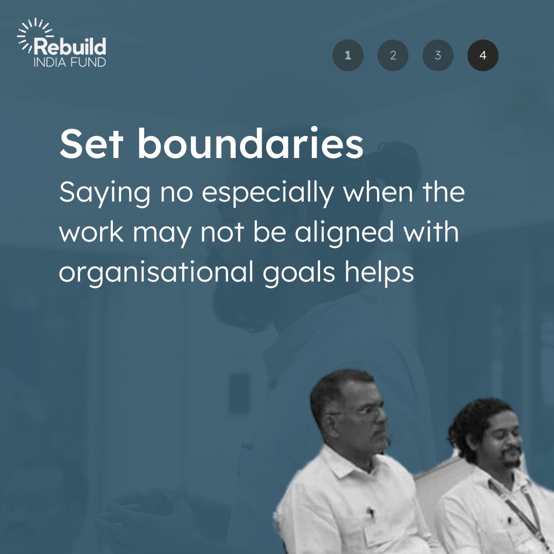 Struggling to maintain organizational well-being? 

We got you covered!  

Learn from the takeaways that emerged from the Well-Being session led by Sristi Karthik, Sristi Foundation during our introductory partner workshop. 

#empoweringgrassroots #rebuildindiafund