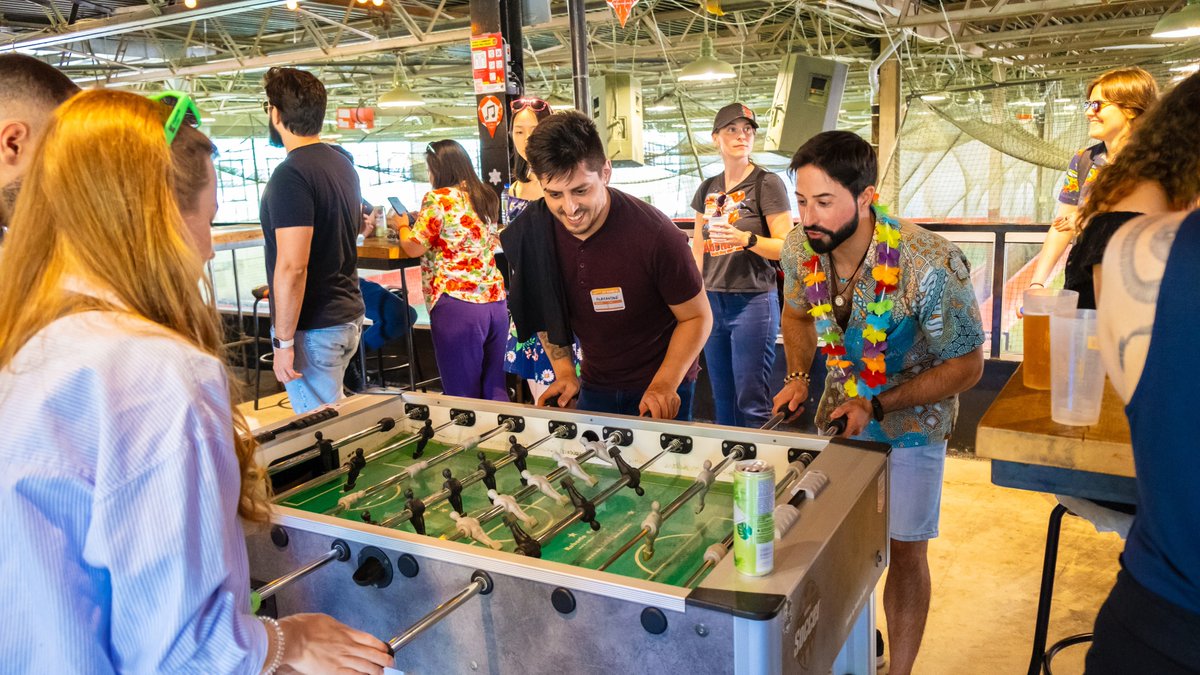 KeywordsStudios's tweet photo. Our Montreal office sure knows how to celebrate in style. ๐ The team enjoyed some beach vibes and lots of fun games during their traditional summer party while also celebrating Keywords Studios' 25th anniversary from earlier this year.
Way to go, Montreal!
#OneKeywords https://t.co/vcydYJJjZF