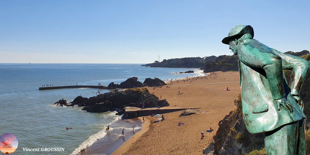 luceennes's tweet photo. Belle vue sur la plage de Monsieur Hulot
#cartespostalesluceennes #créateurdecontenu #créateurdephotomontage #photographedesaintelucesurloire #photomontage #vueimprenable #plagedemrhulot #BaladeSympa #plage #mer #photo #photography #photographie #saintmarcsurmer #saintnazaire https://t.co/bthE8IVIXe