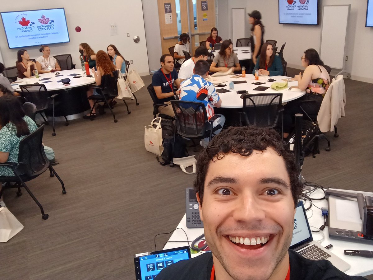 First day of ComSciConCAN 2023 let's gooooooooo!!!! #CSCC23 <a href="/ComSciConCAN/">ComSciConCAN</a>