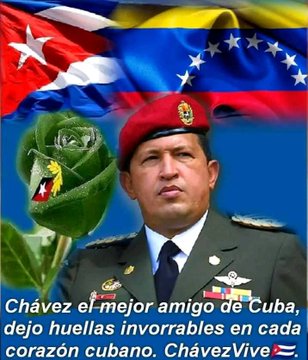 #Cuba celebra hoy cumpleaños 69 de su mejor amigo. #ChávezVive y nuestro pueblo le tributa emocionado recuerdo. #ChavezVive #CubaPorLaVida #CubaCoopera <a href="/cubacooperaven/">Brigada Médica Cubana en Venezuela</a> <a href="/MINSAPCuba/">Ministerio de Salud Pública de Cuba</a> <a href="/japortalmiranda/">José Angel Portal Miranda</a> @CubCooperaVeGua