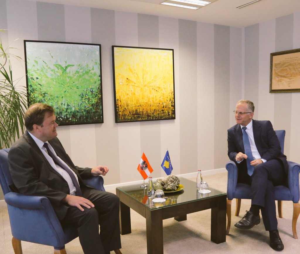 Profound appreciation &amp; gratitude for Amb. <a href="/ChristophWeidi5/">Christoph Weidinger</a> who has been crucial &amp; instrumental in enhancing 🇽🇰-🇦🇹 bond. The dynamic cooperation during his 4 year tenure, has touched our citizens lives, through projects &amp; concrete results. The future of our relations is bright.
