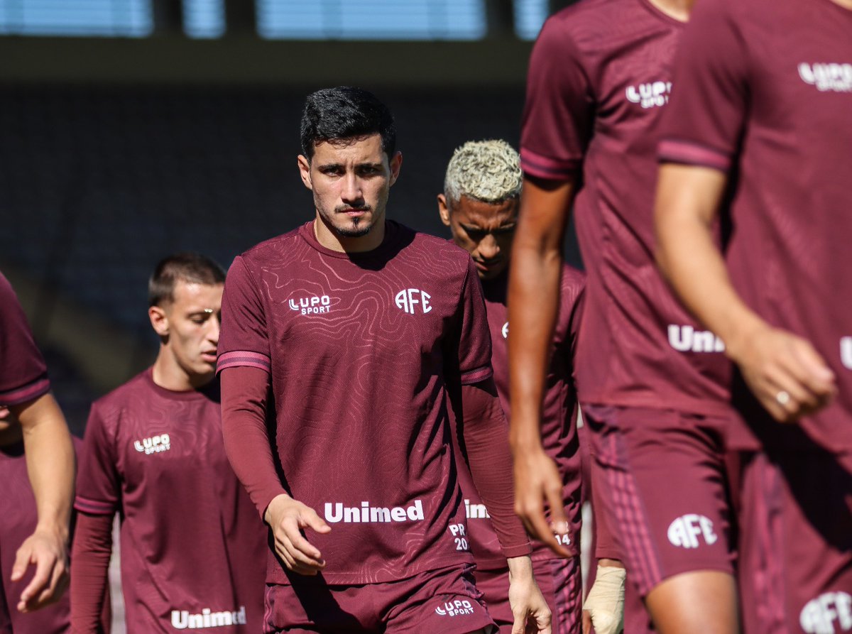 afeoficial's tweet photo. ✅🇱🇻🚂💨
Preparação finalizada para a decisão!

Foco total na partida contra o Hercílio Luz-SC amanhã (29), às 17 horas, na Fonte Luminosa! É o primeiro jogo do mata-mata da Série D!

VAMOS FERROVIÁRIA!!

📷: Tiago Pavini/Ferroviária SAF

#SérieD #Foco https://t.co/JheTsWoRIs