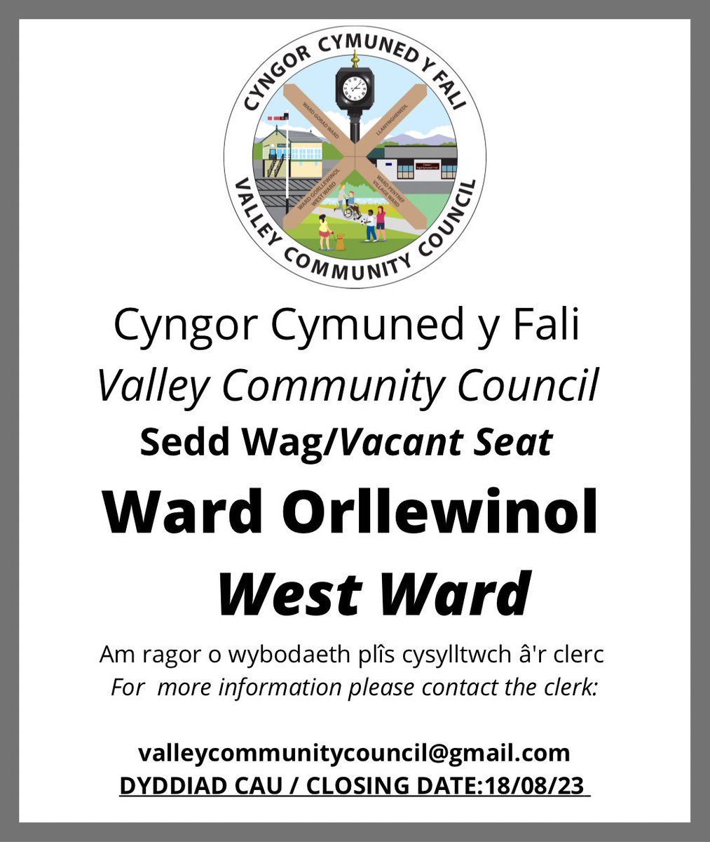 ValleyCommunit1's tweet image. Rhannwch os gwelwch yn dda / Please share