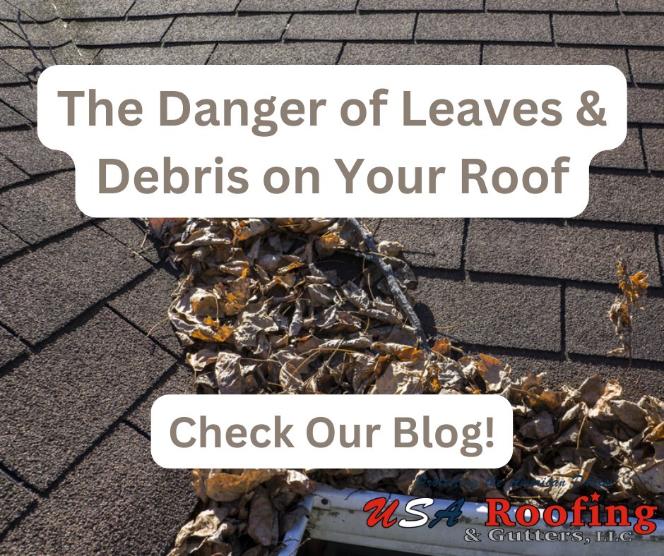Happy Friday! What happens when you leave tree limbs, leaves, and other unwanted debris on your roof? Find out the answer and more in our blog below👇👇👇#blog #WeeklyBlog #roofing #debris
usaroofing.us/leaves-debris-…