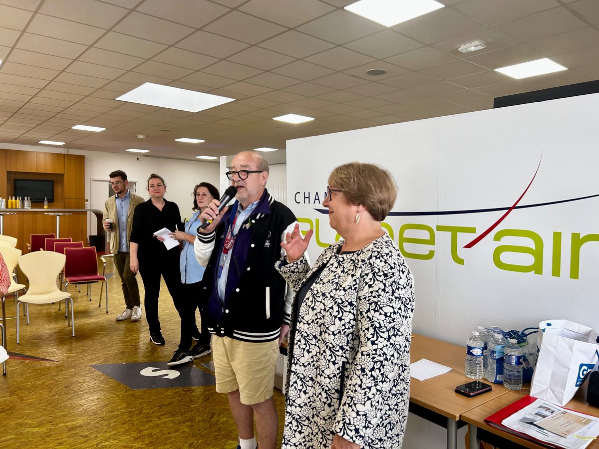 cesergrandest's tweet photo. Le @cesergrandest est ravi de participer activement au #GEMAB23 aujourd’hui, aux côtés de nombreux élus locaux et acteurs de #Chambley. Un événement mondial organisé par @pbpilatre auquel nous sommes fiers de contribuer ! https://t.co/MXvKGeBLdn