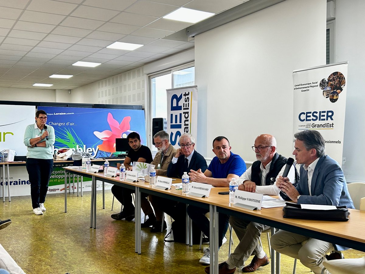 cesergrandest's tweet photo. Le @cesergrandest est ravi de participer activement au #GEMAB23 aujourd’hui, aux côtés de nombreux élus locaux et acteurs de #Chambley. Un événement mondial organisé par @pbpilatre auquel nous sommes fiers de contribuer ! https://t.co/MXvKGeBLdn
