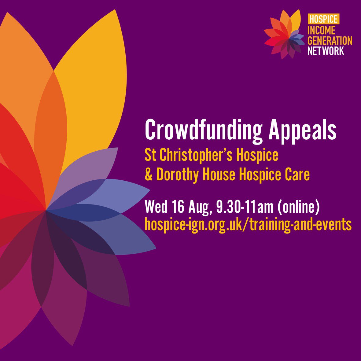 Hospice Income Generation Network tweet media