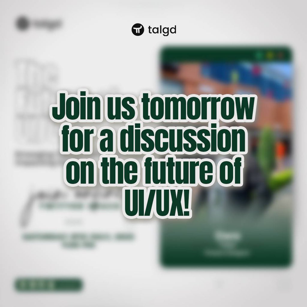 talgdhq's tweet photo. 🚀 Excited to embark on a journey into the future of UI/UX with our speaker @darasoba!

Tomorrow, we'll be exploring the latest emerging trends and game-changing technologies impacting design. Join us as we navigate through the cosmos of creativity! 

#insideosogbo #Talgd #osogbo https://t.co/z3E8TnoL7W