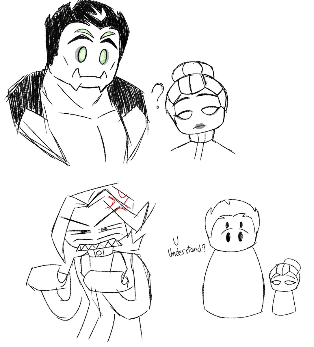 PG_Goth's tweet photo. Fun Fact: Out of all the members, Strong Spider/Goliath is really good friends with Ms.Zhou #monkiekid #strongspider https://t.co/M0MJEtDBtm