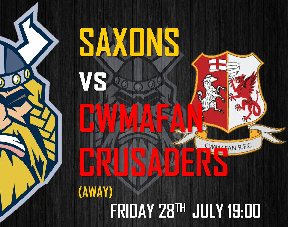 PontySaxons's tweet photo. The Saxons take on @CwmafanRugby Crusaders tonight in a local derby.

Good luck lads https://t.co/MIASAVFs71