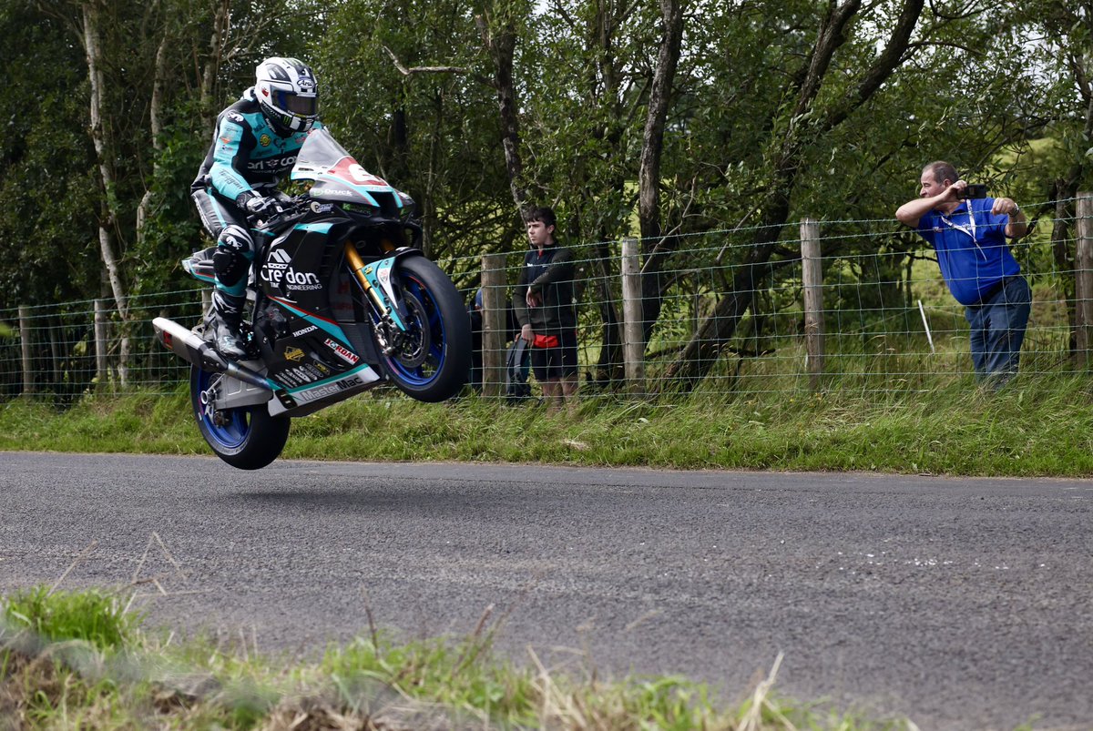 The TT hero is back for a wee run round the back roads at home. @ArmoyRoadRaces