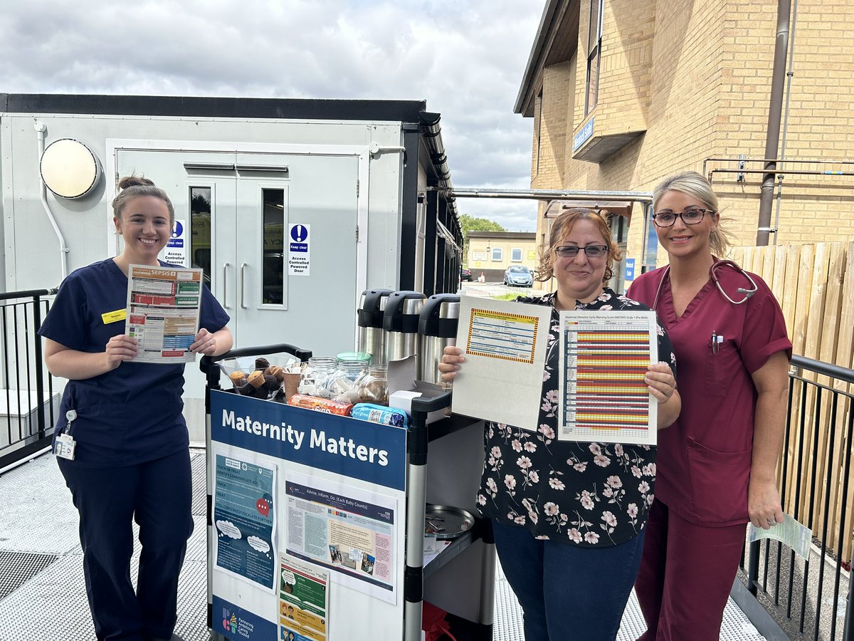 Great morning helping raise awareness around the new deteriorating pregnant adult &amp; sepsis policy that’s due to be launched, some great engagement from the teams  <a href="/SaTHCorpNursing/">Corporate Nursing</a> <a href="/SaTHCCOT/">SaTHCCOT</a> <a href="/SaTHHospatNight/">SaTHHospital@Night</a> <a href="/ClareWalsgrove/">Clare Walsgrove</a> <a href="/AngelaWindsor9/">Angela Windsor</a> <a href="/flavell_hayley/">Hayley Flavell</a>