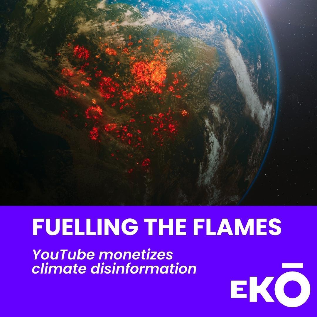 While global warming and wildfires reach their highest levels ever recorded, @YouTube is shamelessly greenwashing – earning up to $10M/year from channels pushing climate disinformation. With 150+ brands inadvertently funding these lies. 🔗 Full report: s3.amazonaws.com/s3.sumofus.org…